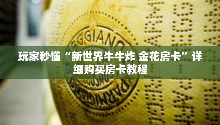 玩家秒懂“新世界牛牛炸 金花房卡”详细购买房卡教程 玩家秒懂“新世界牛牛炸 金花房卡”详细购买房卡教程