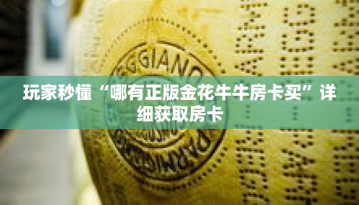 玩家秒懂“哪有正版金花牛牛房卡买”详细获取房卡 玩家秒懂“哪有正版金花牛牛房卡买”详细获取房卡