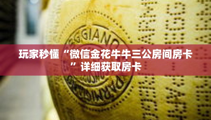 玩家秒懂“微信金花牛牛三公房间房卡”详细获取房卡